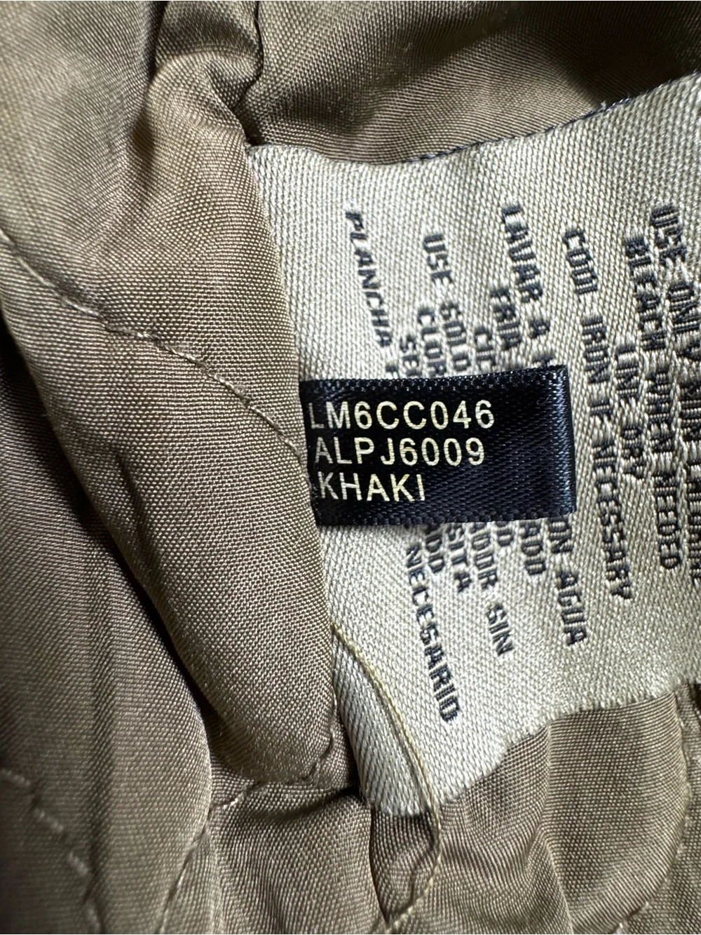 Levi's Khaki Utility / Field Jacket XL